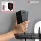 Monster Power Shield: Magnetic Wall Outlet Extender, Multiple Plug Outlet with 2 AC Outlets, 3 USB-A Ports, & 1 USB-C Port (20W)