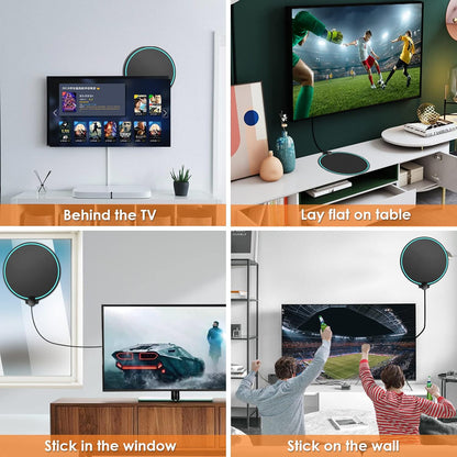 Digitale HDTV Antenne Langafstand 380 Myl Binnenshuise Versterkte Seinversterker