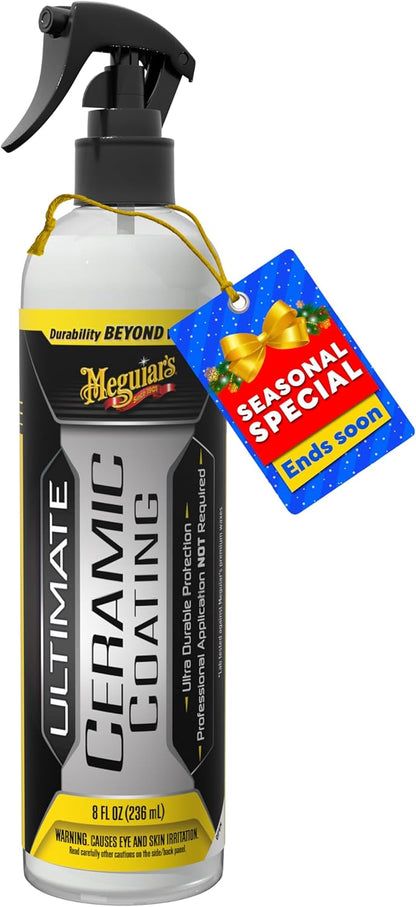 Meguiar's Ultimate Ceramic Coating - Ultra-Duursame, Vooraanstaande Keramiekbeskerming - (236ml) Spuit