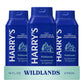 Men's 2 in 1 Shampoo and Conditioner for All Hair Types - New Wildlands Scent No Parabens or Sulfates (3 Pack) 14 fl oz