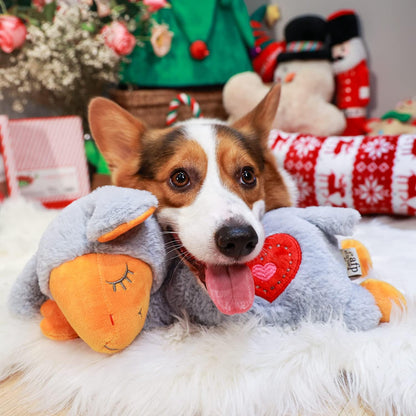 PAWS Heart Beat Plushtoy, Hondjie Slaapmaatjie, Streel-Plushtoy, Krat-Opleiding vir Hondjies