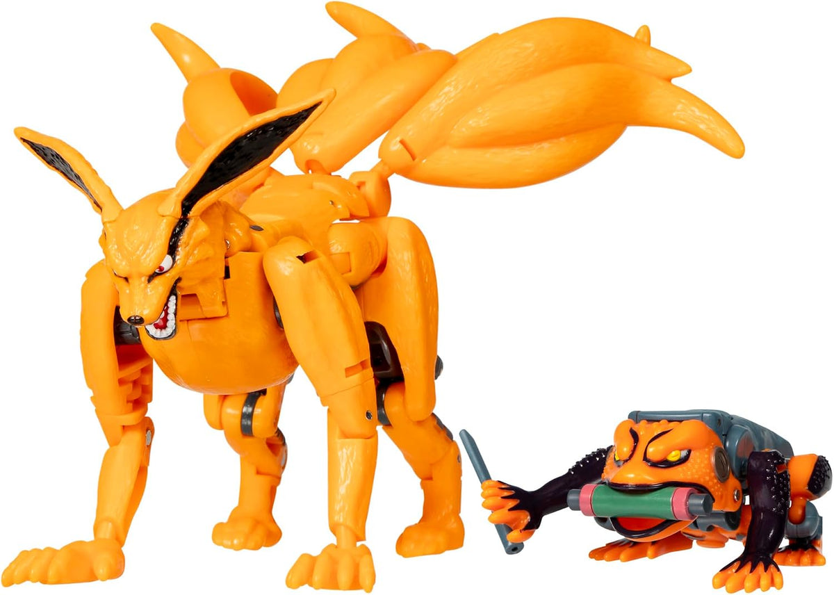 Transformers Collaborative Naruto Shippuden, Kurama & Gamakichi, Anime Toys, Action Figures, 8+