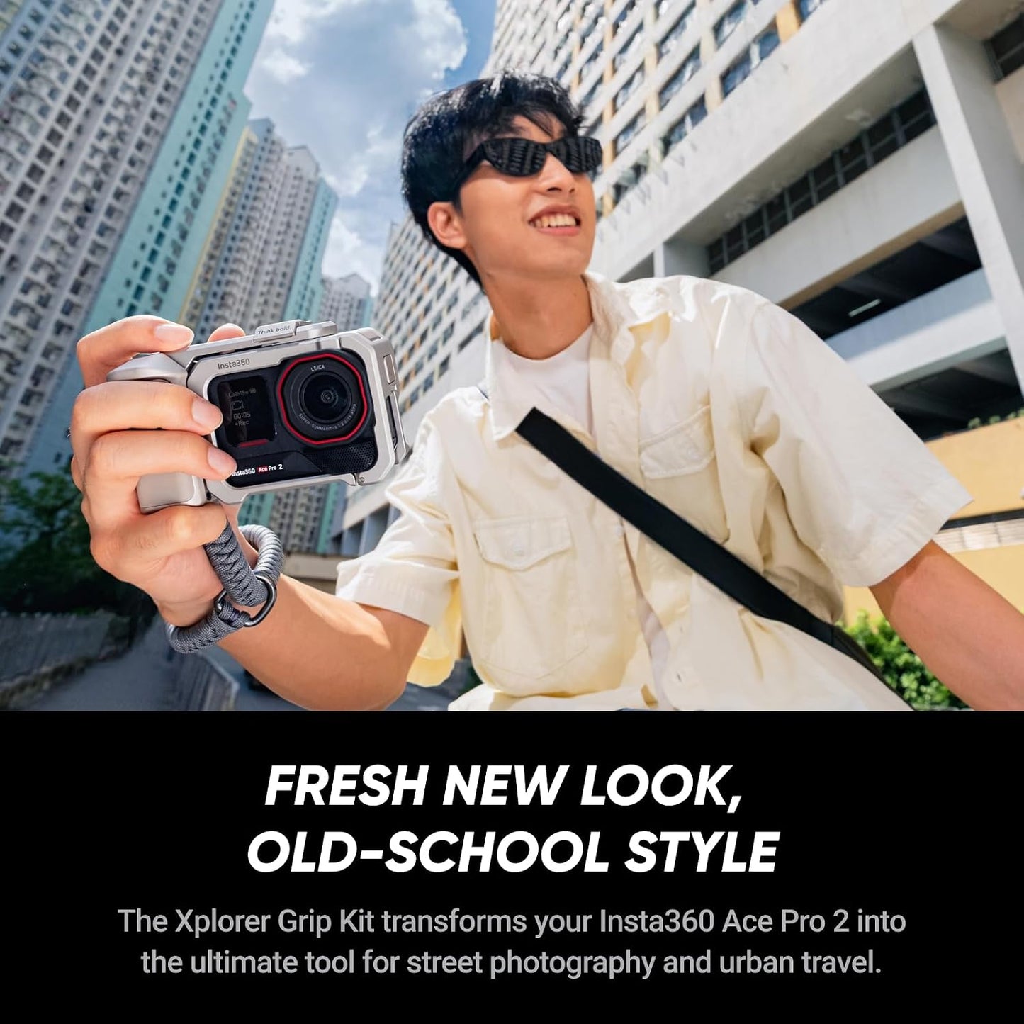 Insta360 Ace Pro 2 Xplorer Bundle Dual Battery- 8K Waterproof Action Camera Co-Engineered with Leica, 1/1.3" Sensor, Dual AI Chip, Leading Low Light, Superior Audio, Flip Screen & AI Editing for Vlogs