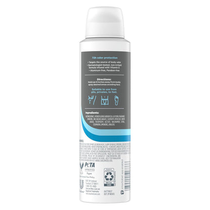 DOVE MEN Whole Body Deodorant Marine + Blue Cypress For 72H Odor Protection - 4 oz (2CT)