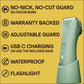 MERIDIAN Trimmer Plus Body Hair, Adjustable Guard, USB C Charging, Flash Light, Travel Lock, Charging Dock, Bikini Trimmer - Sage