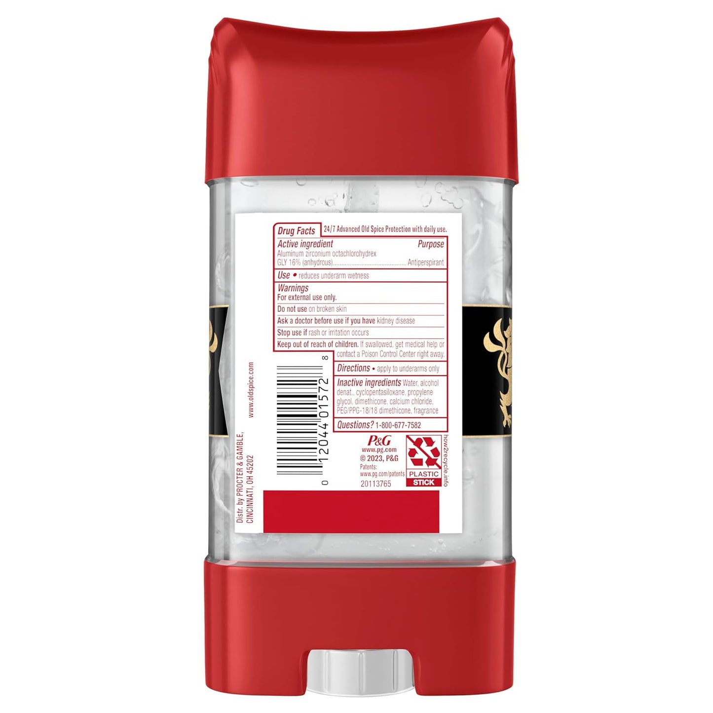 Old Spice Sweat Defense Antiperspirant Deodorant for Men, 24/7 Sweat & Odor Protection - (Clear Gel) - Swagger Scent (12 Pack))