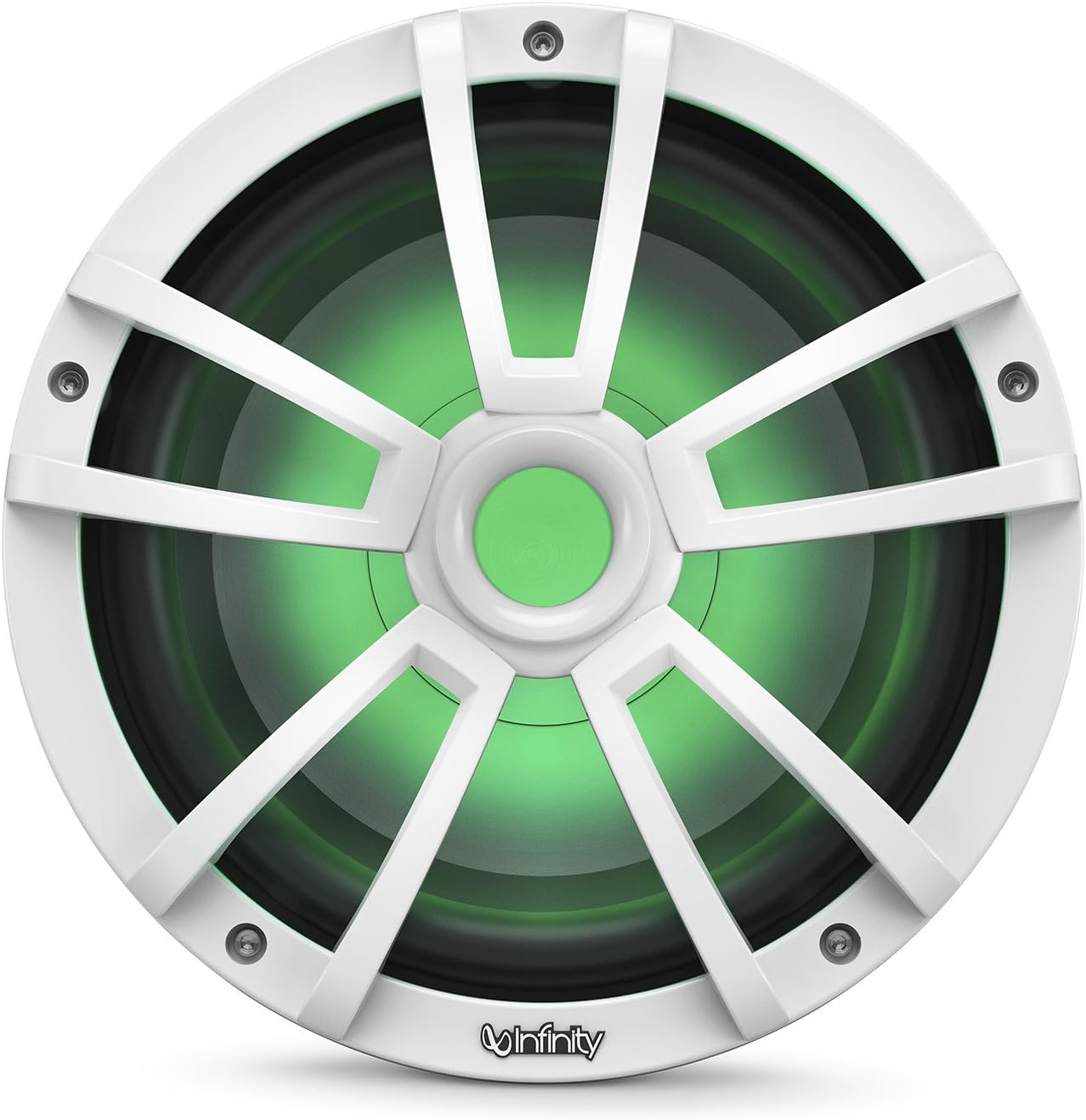 Infinity Reference 1022 MLW 10 inches Marine Boat RGB LED Subwoofer - (White Gloss)