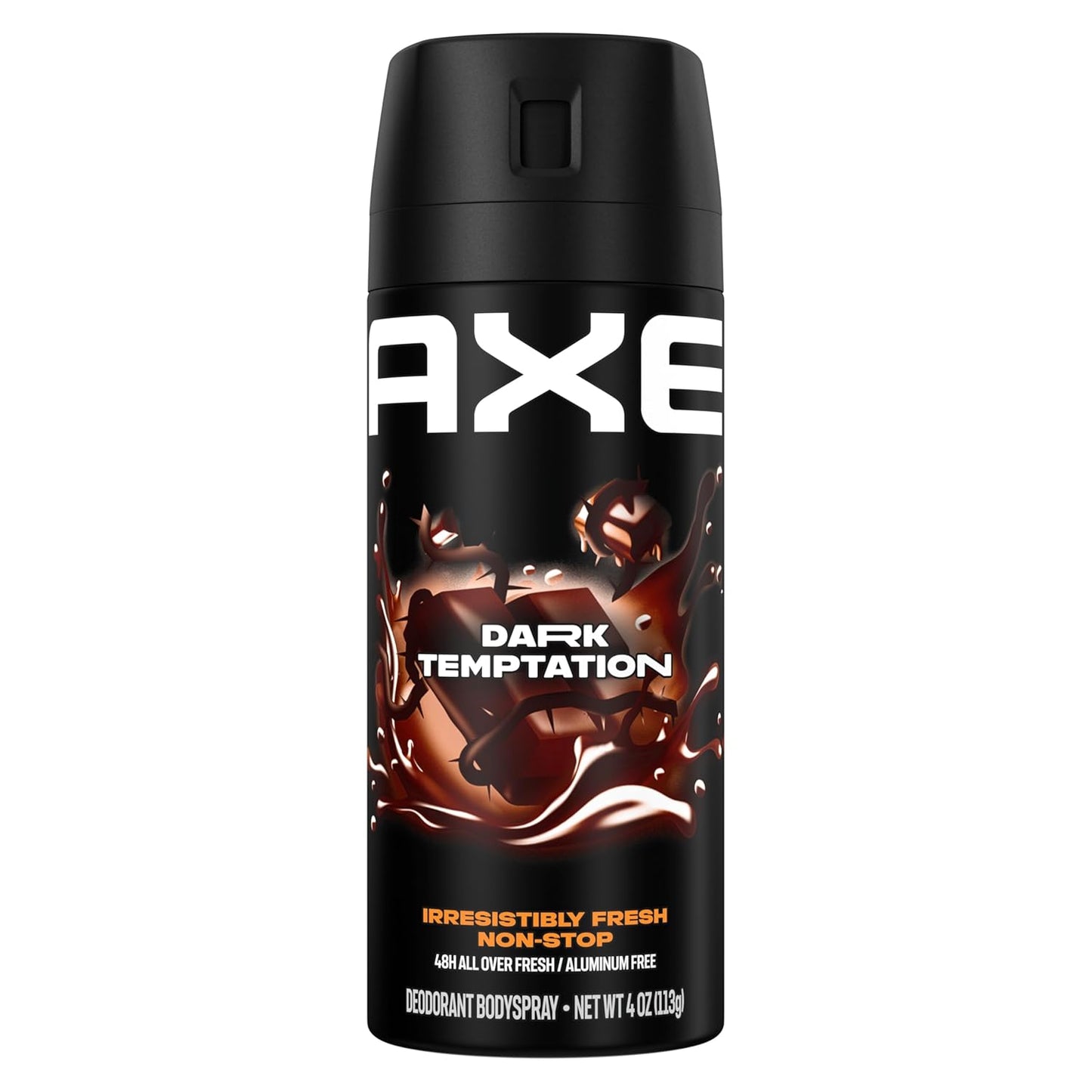 AXE Body Spray Deodorant Dark Temptation for Long Lasting Odor Protection Deodorant for Men Formulated Without Aluminum - 4.0 oz (Pack of 2)