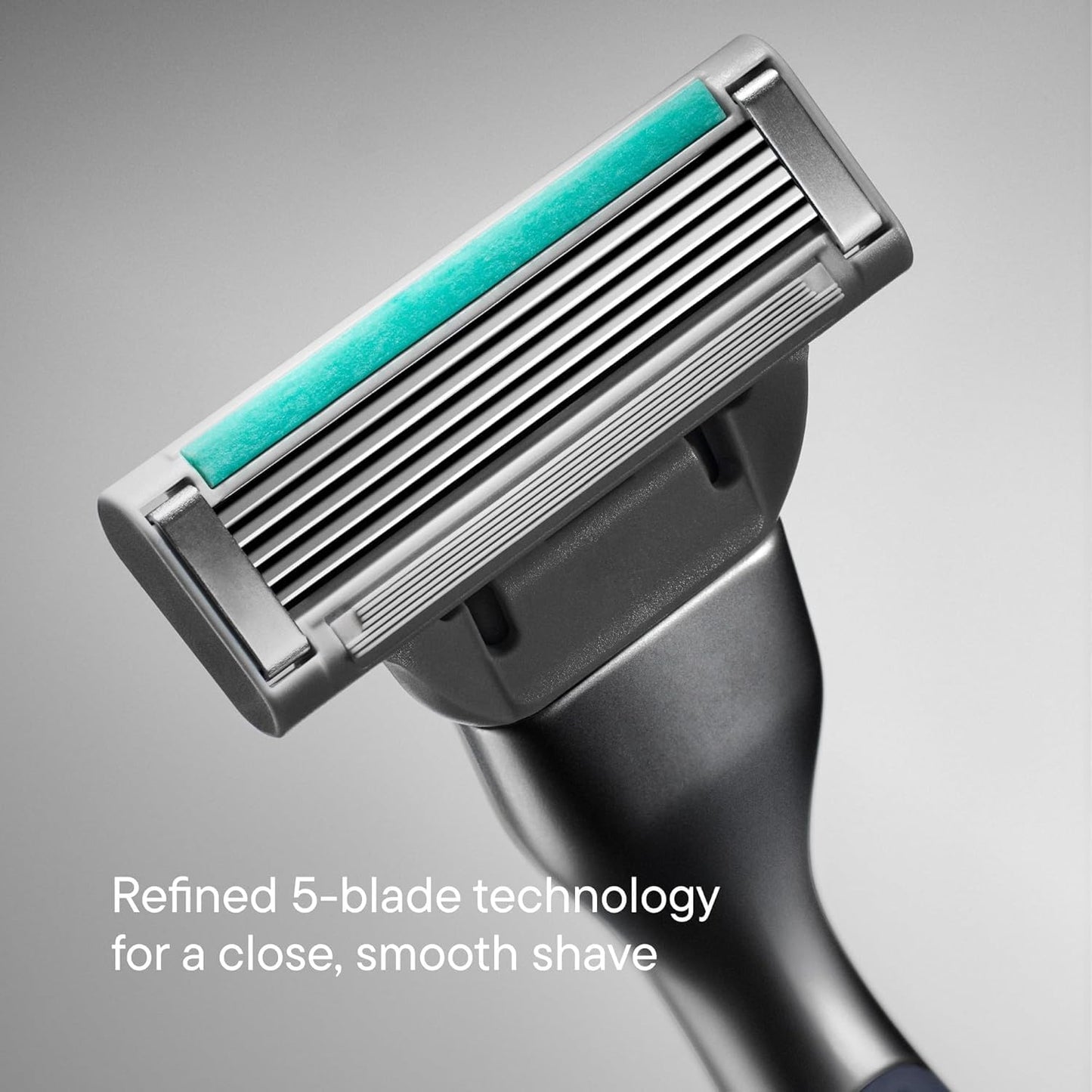 Shaving Kit for Men - Premium Handle, Razor Blade Cartridge, Foaming Shave Gel, and Travel Blade Cover - Onyx