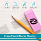 Pink Pencil Erasers – 12-Pack Latex-Free Erasers for Kids, Teachers, School Supplies, Art, and Office Use – Soft, Smudge-Free, Classroom Essentials