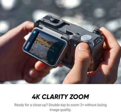 Insta360 Ace Pro 2 Flash Print Bundle - 8K Waterproof Action Camera Co-Engineered with Leica, 1/1.3" Sensor, Dual AI Chip, Leading Low Light, Xplorer Grip Pro Kit for Street Photography