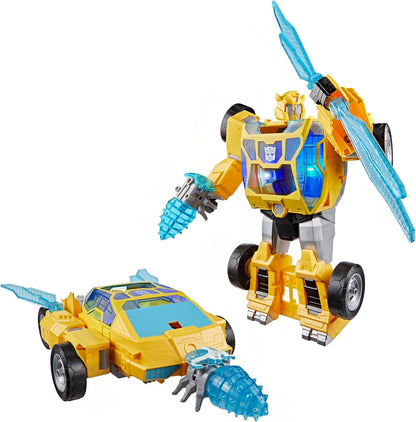 Transformers Toys CYBERWORLD Bumblebee Power Spark Energon Surge, Lights and Sounds (6+)