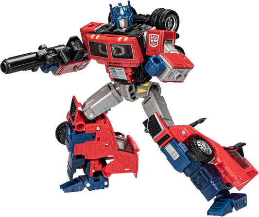 Hasbro Transformers Generations Leader Class Figurine Volvo VNR 300 Optimus Prime