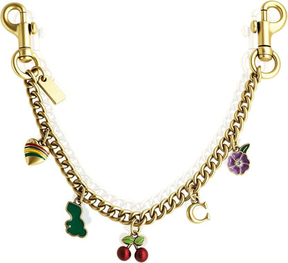 Elegante Handsakketting-sjarme Beursverlenger Sleutelhanger vir Handsakke Drasakke - Goud