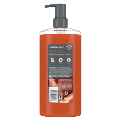 DOVE MEN CARE Body Wash with Plant-Based Cleansers and Moisturizers (26 fl oz) - Bood Orange +Sage (2PK)