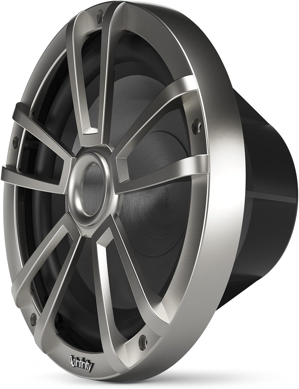 Infinity 1022 MLT 10 Inch Marine RGB LED Subwoofer - Titanium
