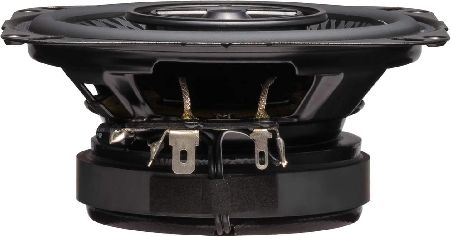 Kenwood KFC-1098RS 4" 2-rigting-motorluidsprekers – 220W piekvermoë, akoestiese klankharmoniseerder, klankveldverbeteraar, maklike installasie