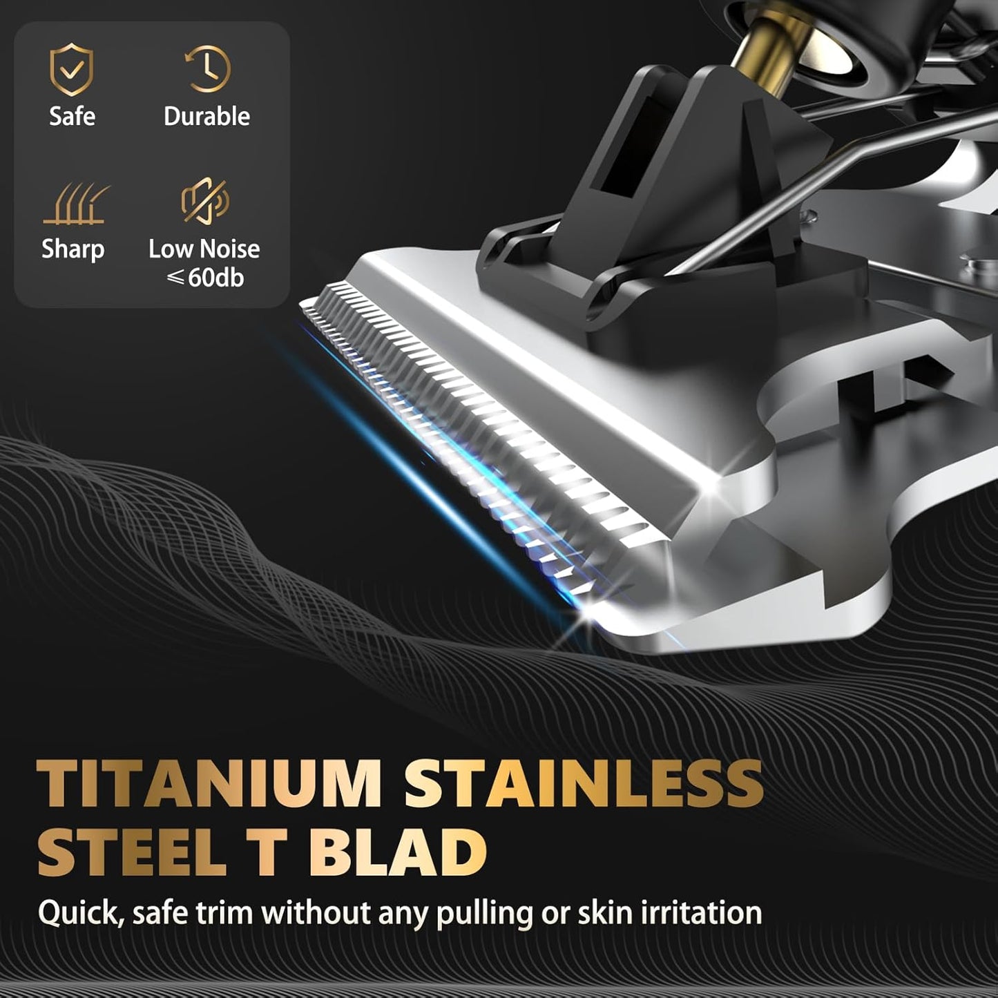 Hair Trimmer & Beard Trimmer for Men Professional, Electric Razor Shavers for Men, T Blade Precision Edgers Liners, Barber Clippers for Hair Cutting Mustache Facial, Mens Gifts