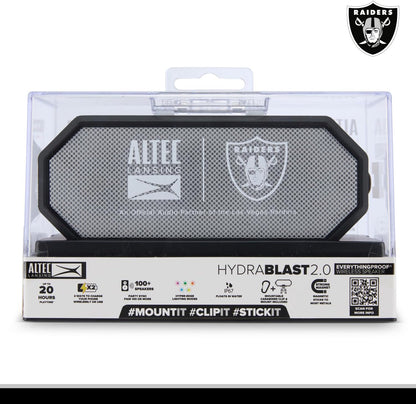 Altec Lansing - Draagbare Bluetooth-luidspreker HYDRABLAST 2.0, Waterdig IP67, 20W Uitsetkrag, Magnetiese Bluetooth-luidspreker (Raiders)