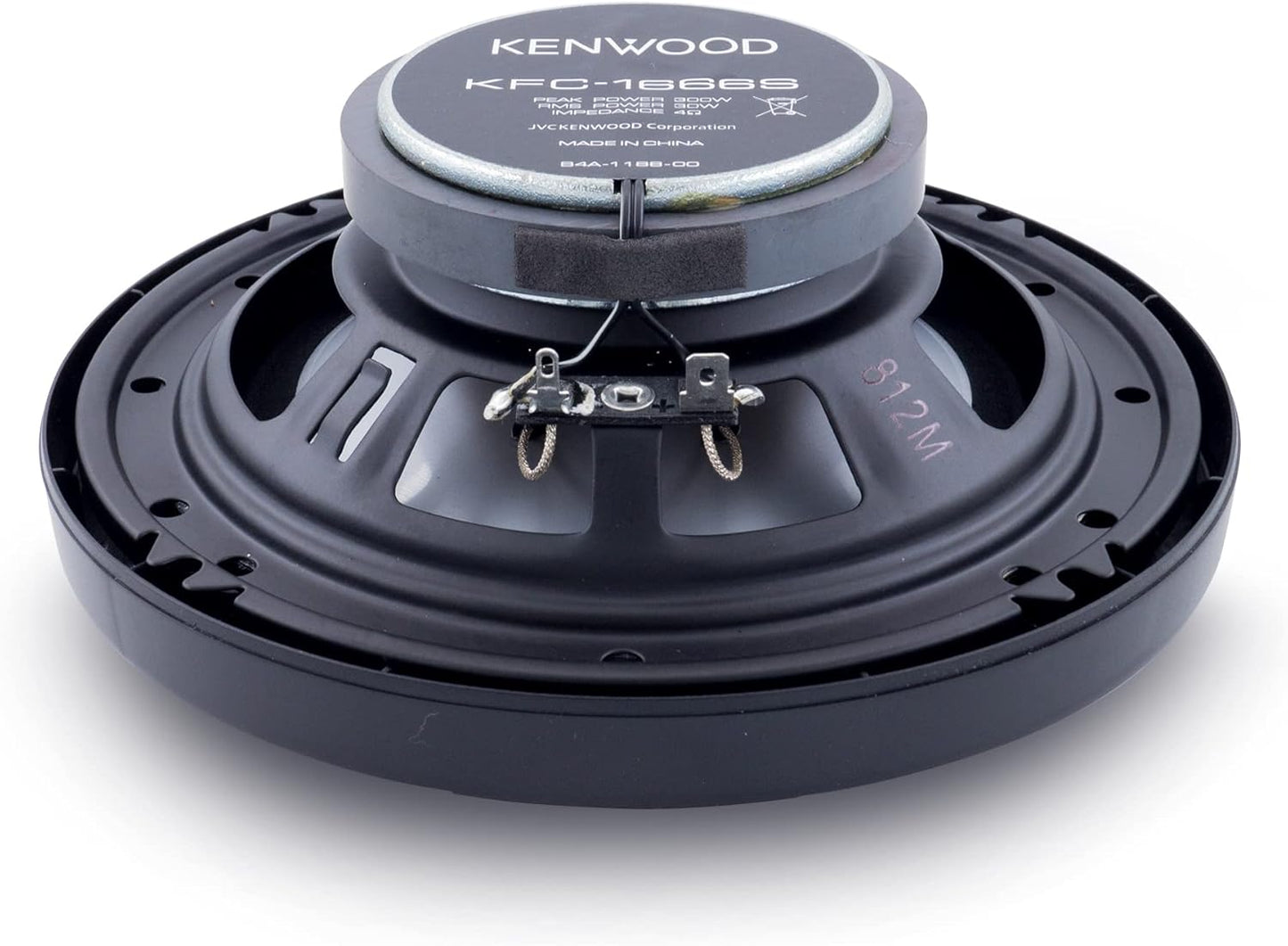 KENWOOD KFC-1666S Motorstereo-luidspreker 6-1/2" 2-rigtingluidsprekers met Kragtige Klank en Maklike Installasie - Verbeter Jou Motorklank