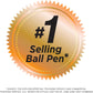 BIC Round Stic Xtra Life Blue Ballpoint Pens, Medium Point (1.0mm), 12CT Bulk Pens - (Pack of 3)