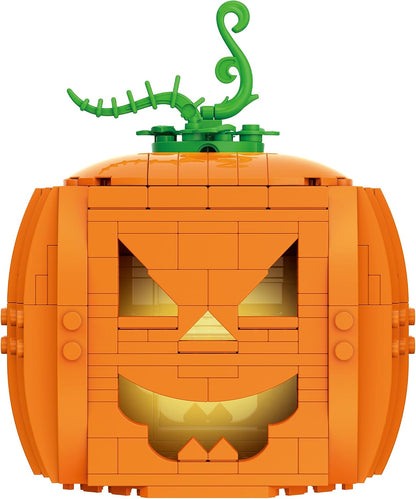 Brickcraft Brick O’-Lantern Building Kit, 233 Pieces | Halloween Pumpkin