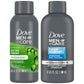 Dove Men+Care Body & Face Wash Variety  Extra Fresh + Clean Comfort, Travel Essentials, 3 Oz (Pack of 2)