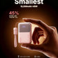 Mini Portable Charger Power Bank USB C Battery Pack with Cable 10000mAh 45W Ultra  - (L Pink))
