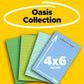 Post-it Sticky Notes, 2X The Sticking Power, 4x6 Inches - 4 Pads, 45 Sheets/Pad, Oasis Collection - (Pack of 2)