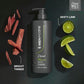 DOVE MEN + CARE Shampoo Lime & Cedar for Real Hair that Powers Up Hair Strength, with Invigorating & Moisturizing Results, 18 Fl oz (2 CT)