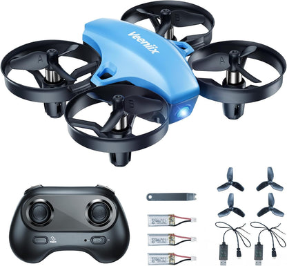 V995 Mini Indoor RC Quadcopter,Small Helicopter Plane with 3D Flips,360° Rotation,Circle Fly,Auto Hover,Headless Mode - for Kids and Beginners