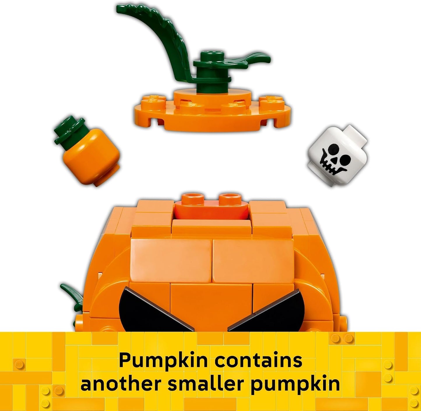 LEGO Jack-O'-Lantern Pickup Truck Building Toys for Boys & Girls, Ages 8+, Halloween Decor & Craft - (177 PCS)