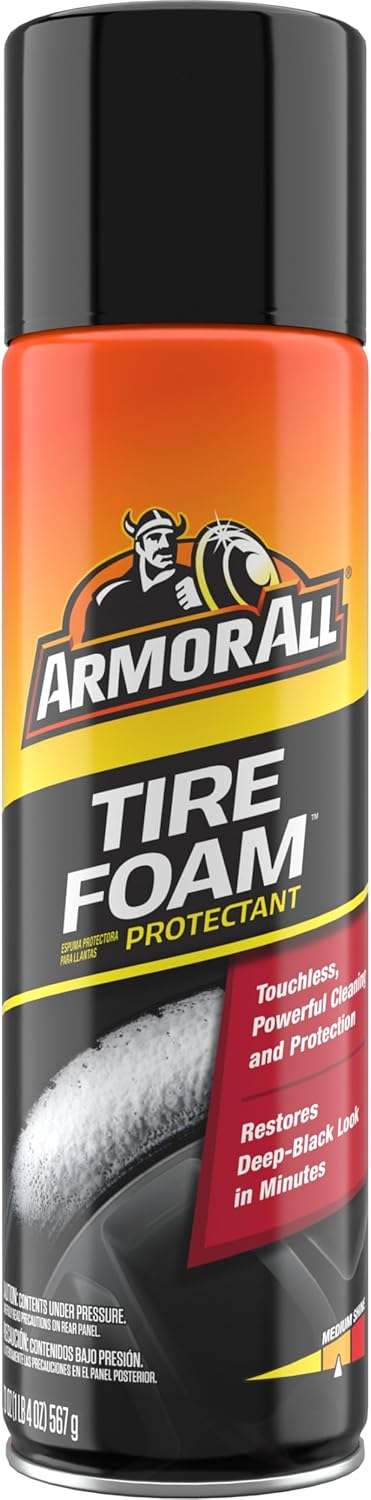 Armor All Bandskuim, Bandskoonmakerbespuiting vir motors, vragmotors, motorfietse (20 Oz)