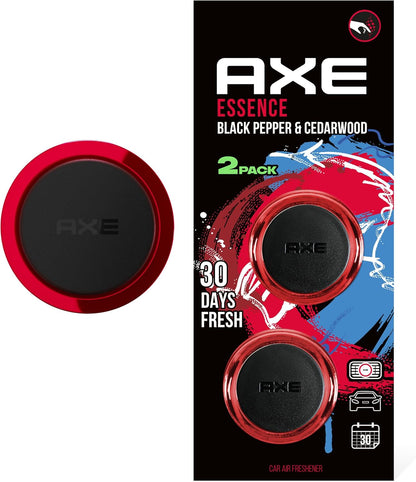 AXE Mini Vent Clip Car Air Freshener - 30 Days Fresh (Essence Scent - Pack of 2)