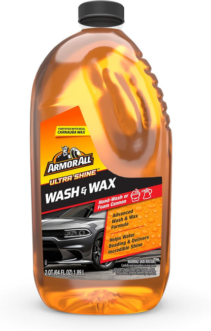 Armor All Ultra Shine Car Wash and Wax-skoonmaakmiddel - (64 FL Oz)