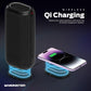 Monster DNA Max Portable Bluetooth Speaker, Loud Portable Speaker with 360 Bass Sound and 10W Qi Certified Wireless Charging Pad, IP67 Waterproof- for Travel, Indoor and Outdoor Use