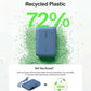 Portable Charger Slim 10,000mAh USB-C Power Bank - (Blue)
