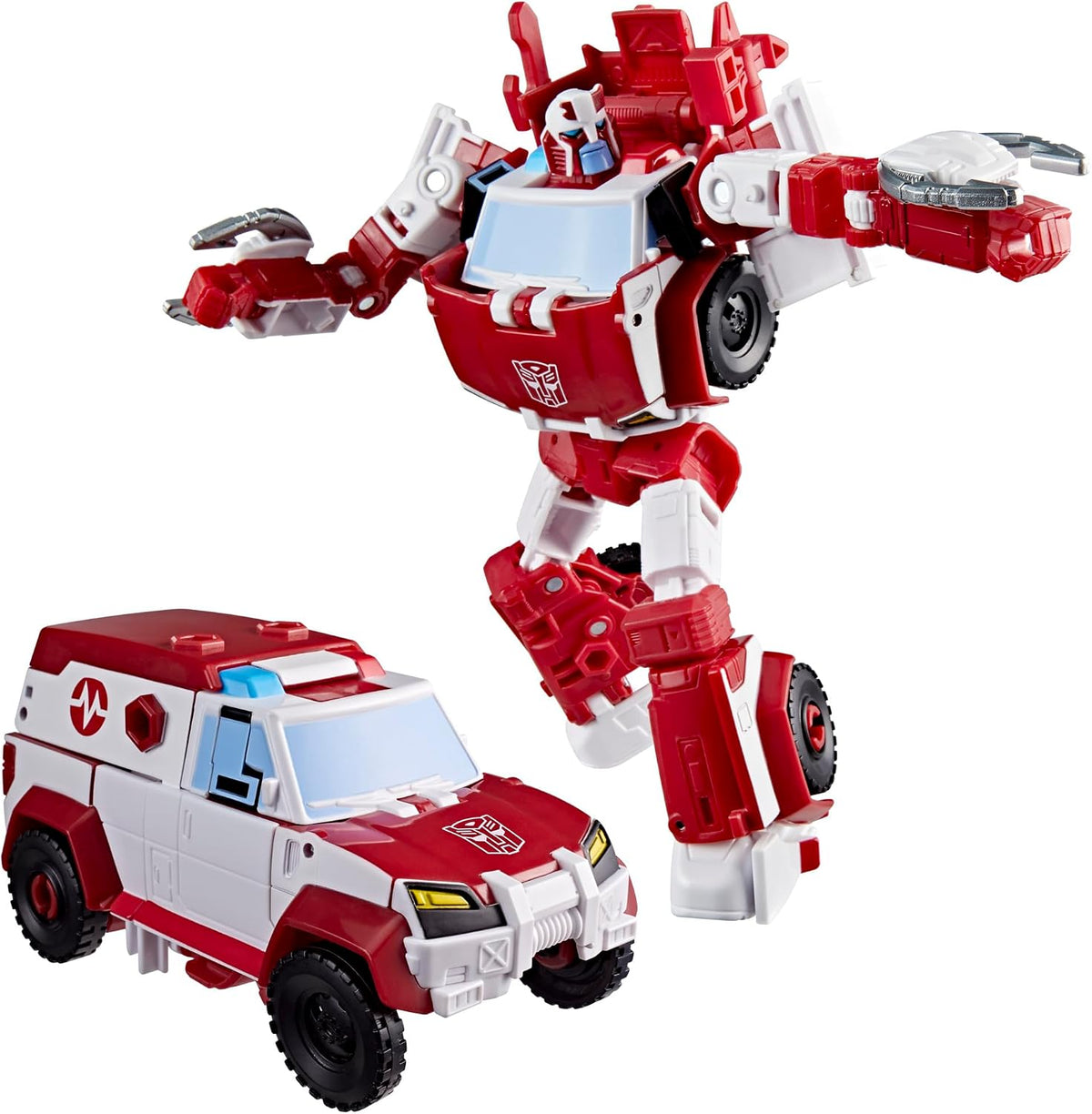 Transformers Age of the Primes Autobot Ratchet, Deluxe Class 5.75-inch Converting Action Figure, Robot Toys for Ages 8+