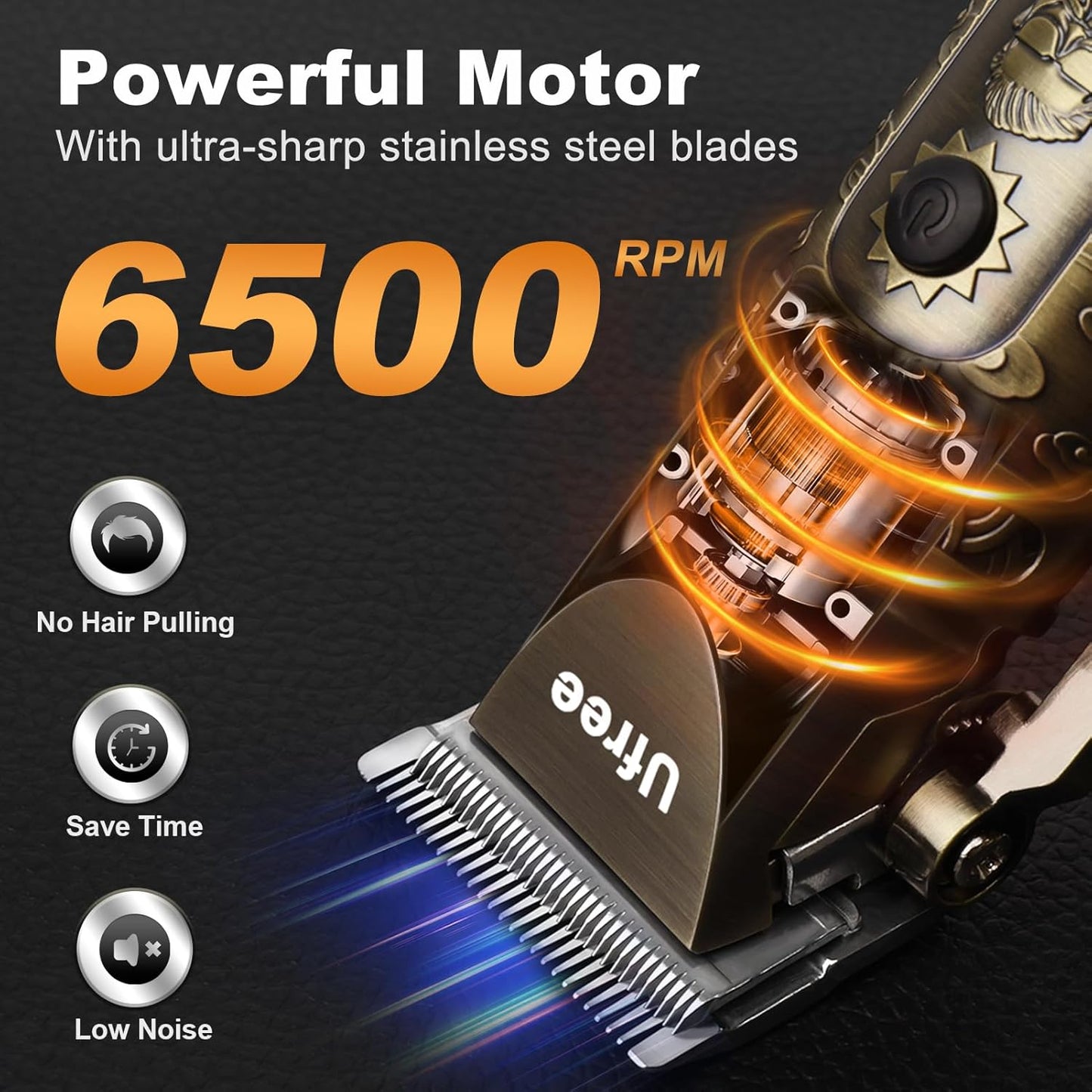 Beard Trimmer, Hair Clippers Mens Shaver Electric Razor, Hair Trimmer for Men Cordless Barber Clippers and Trimmers Set, Hair Cutting Kit for Men Grooming Gifts