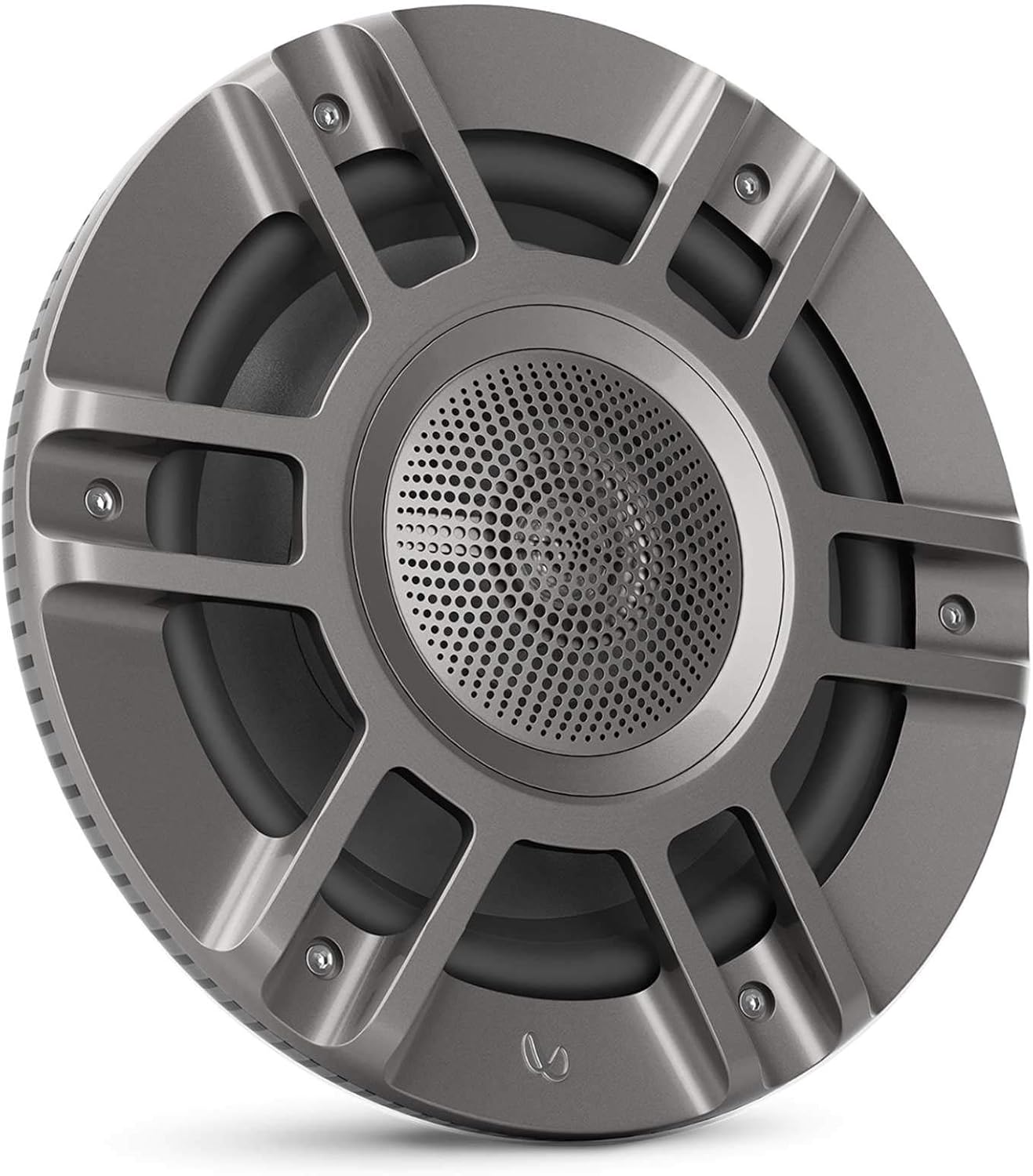 Infinity Kappa Marine 8 Inches Premium 3-Way RGB LED Convertible Speakers - Titanium