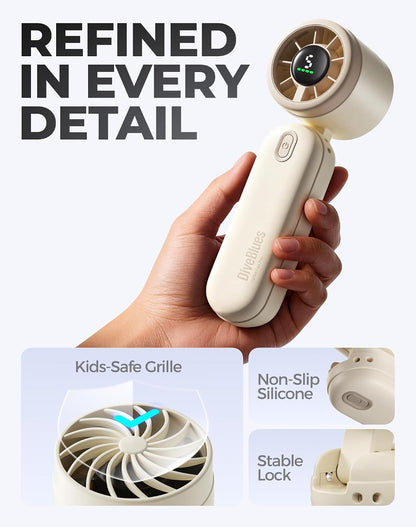Mini Handheld Turbo Fan 4000mAh 3-in-1 Drabaar - Room