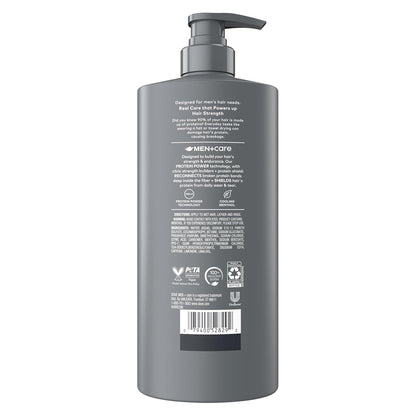 DOVE MEN + CARE Shampoo Thick & Strong, Builds Hair Strength, w/ Calcium 28 Fl oz - (2 CT)