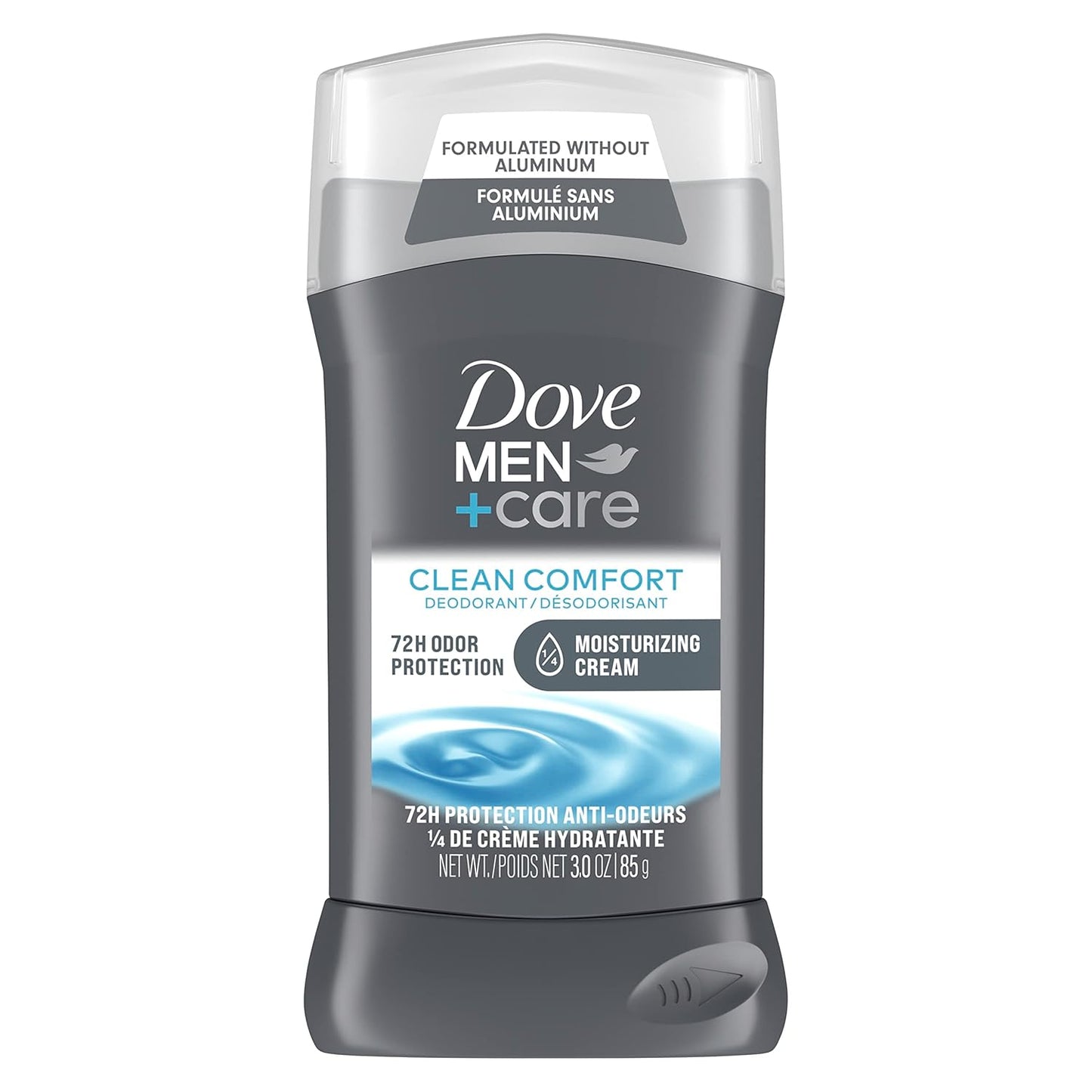 Dove Men+Care Deodorant Stick for Men Clean Comfort Aluminum Free 72-Hour Odor Protection Mens Deodorant - 3 oz (Pack of 2)