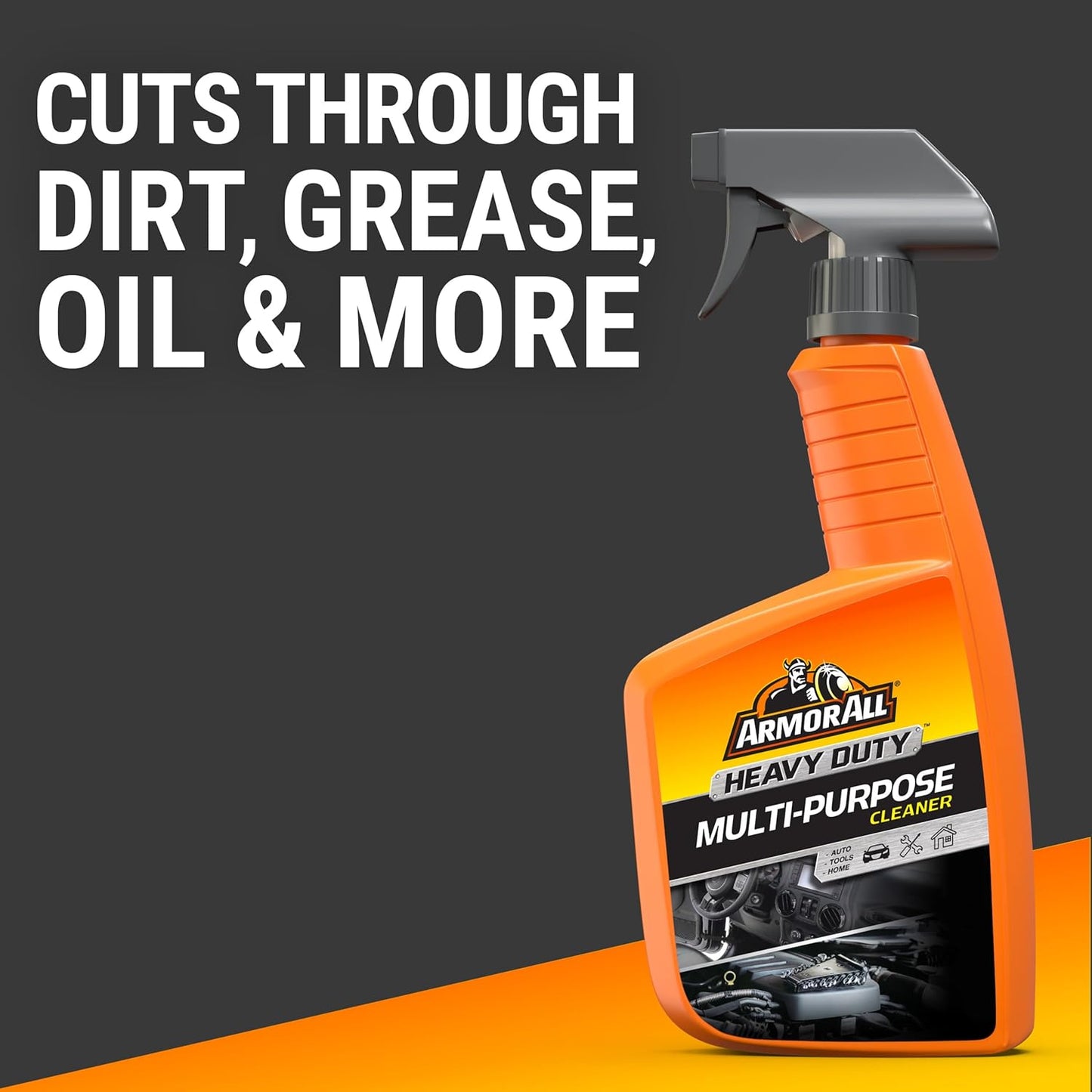 Armor All Heavy Duty Multi Purpose Cleaner, Serba-alle motor skoonmaker vir alle motor oppervlaktes (24 Fl Oz)