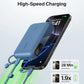 Portable Charger Slim 10,000mAh USB-C Power Bank - (Blue)