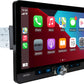 10.1" Single / Double DIN  Apple CarPlay Android Auto Wired or Wireless Touchscreen Car Stereo Radio Bluetooth, Front & Rear Camera Inputs