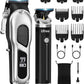Hair Clippers for Men, Professional Clippers and Trimmers Set, Cordless Clippers for Hair Cutting, Beard Trimmer, Barber Clippers, Rechargeable Electric Shaver, Gifts for Men