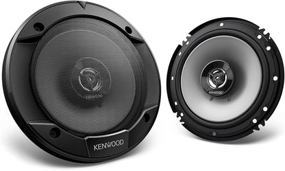 KENWOOD KFC-1666S Motorstereo-luidspreker 6-1/2" 2-rigtingluidsprekers met Kragtige Klank en Maklike Installasie - Verbeter Jou Motorklank