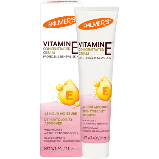 Palmer's Natural Vitamin E Concentrated Cream Protects and Renew Skin - 2.1 oz (Pack of 2)