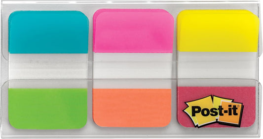 Post-it Oortjies, 1 dm Solied, Akwa, Geel, Pienk, Rooi, Groen, Oranje, 6/Kleur – Soliede Styl (36/Dispenser)